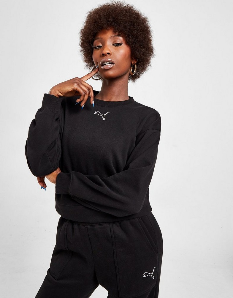 PUMA DRES CREW TRACKSUIT 67002501 Czarny