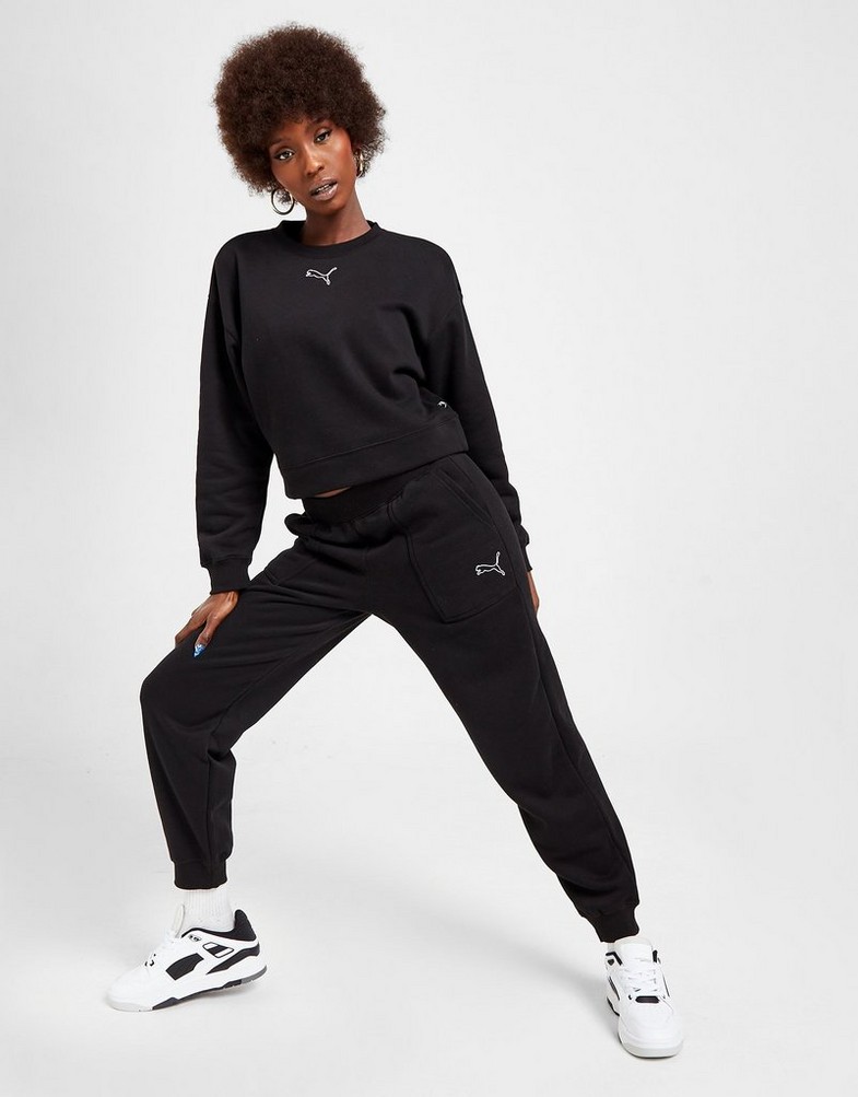 PUMA DRES CREW TRACKSUIT 67002501 Czarny