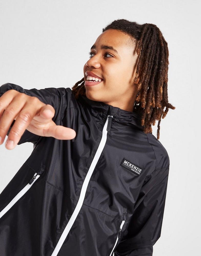 MCKENZIE ORTALION CHAIN LIGHTWEIGHT JACKET JUNIOR MCKTJ15502090 Czarny