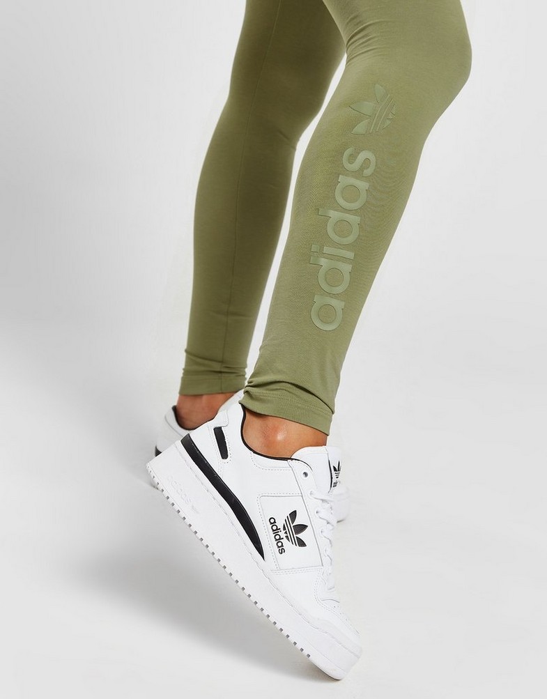 Legginsy damskie ADIDAS LEGGINGS EMB LEG T'GRN HN8131 Khaki