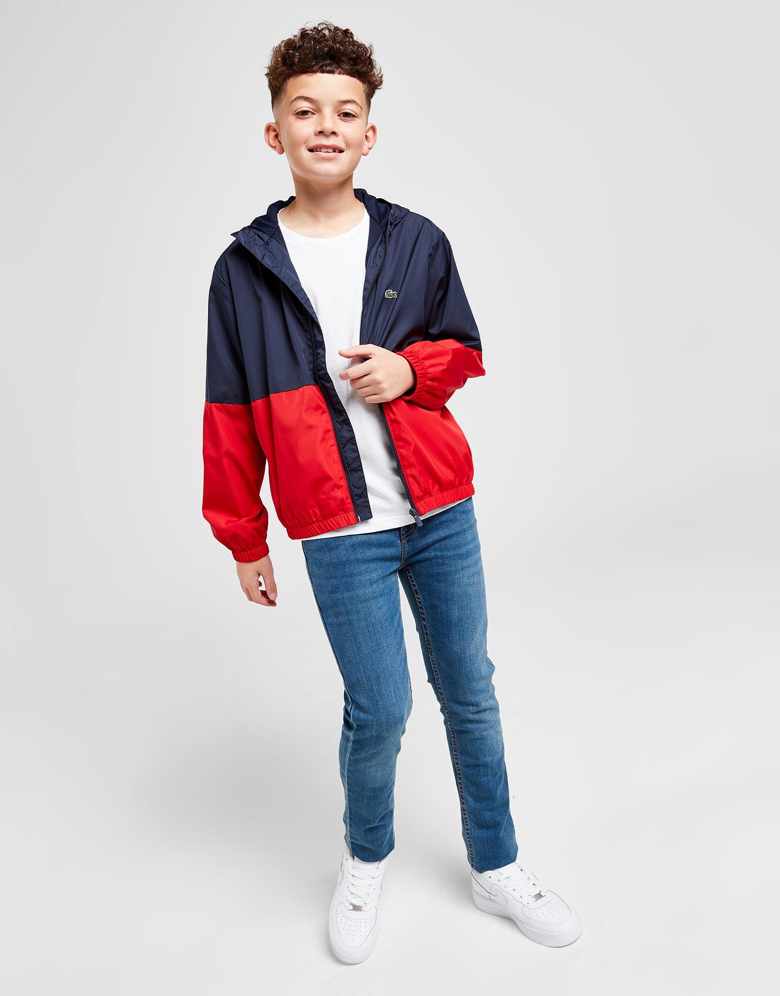 LACOSTE ORTALION COLOUR BLOCK JACKET JUNIOR BJ9761551 Granatowy