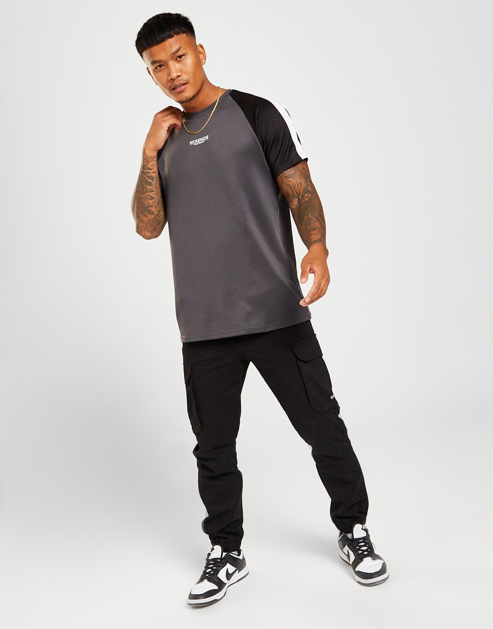 Мъжка тениска MCKENZIE ТЕНИСКА EXILE TEE BP/BLK/WHT MCKTM15444 Черен