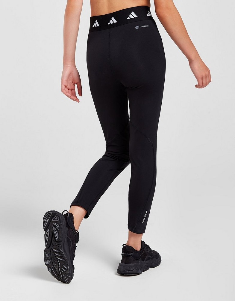 ADIDAS SPODNIE (G)(F) BOS TECHFIT TF TIGHT BLK GIRL HL2446 Czarny