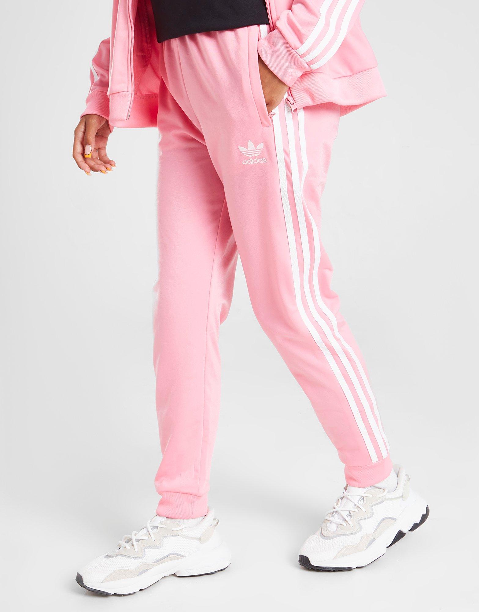 Vaikiškos kelnės ADIDAS KELNĖS SST TRACK PANTS GIRL HK0329 Rožinė