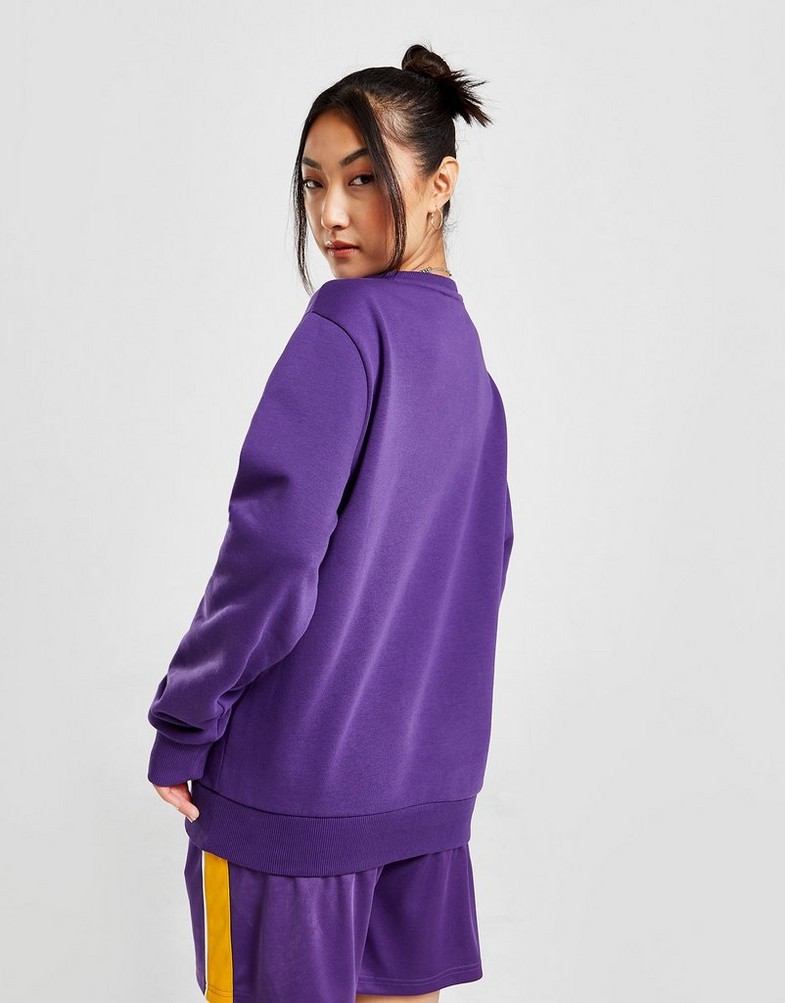 Bluză pentru femei NEW ERA NBA LOS ANGELES LAKERS CREW SWEATSHIRT  13323857 Violet
