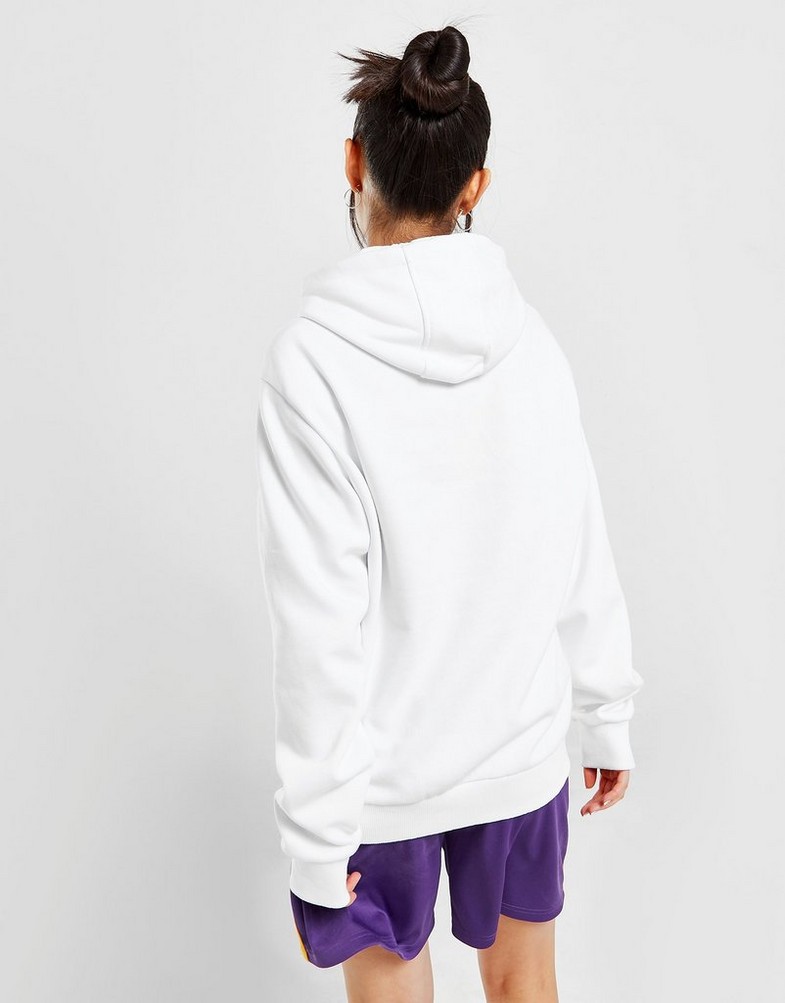 Bluza damska NEW ERA NBA LOS ANGELES LAKERS SATIN HOODIE  13323854 Biały