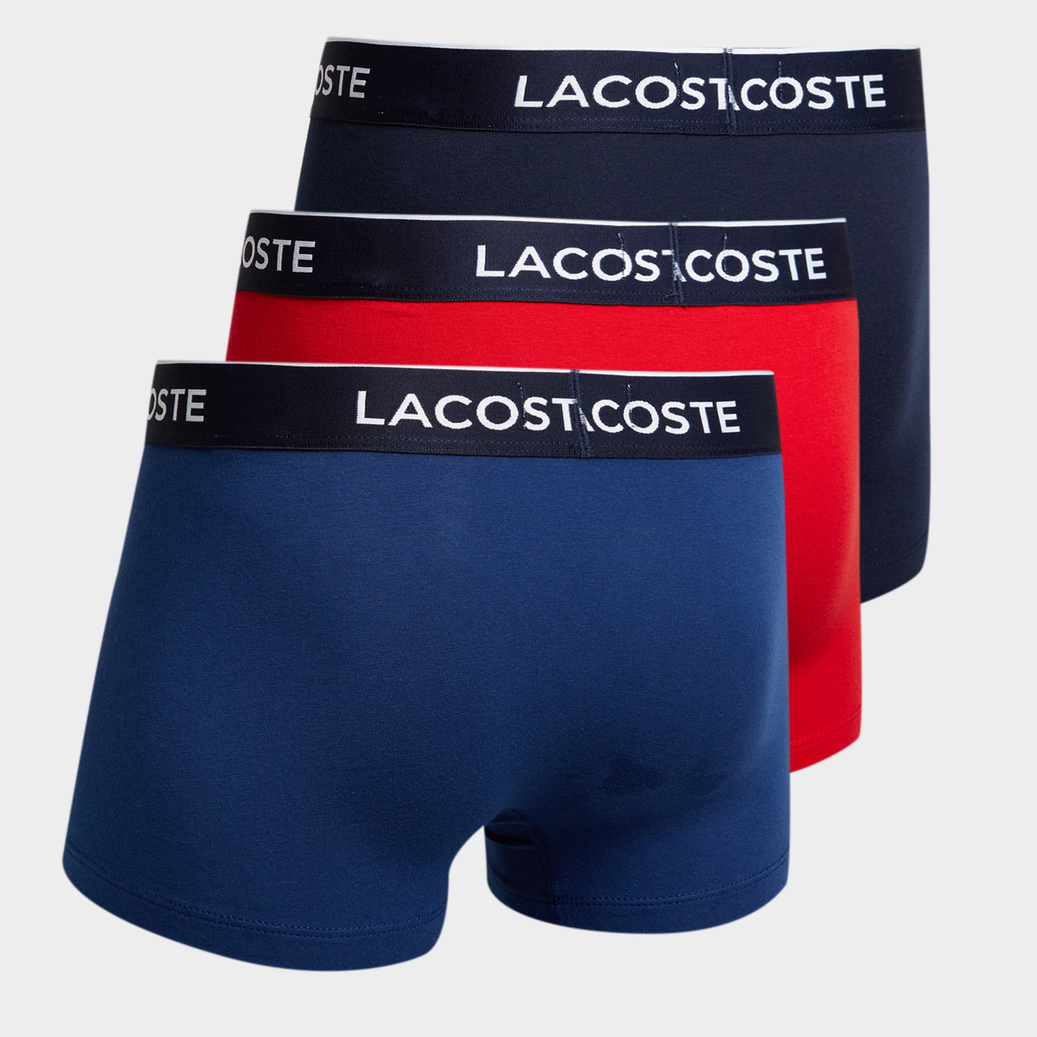 LACOSTE BOKSERKI LACOSTE 3 PACK BOXER SHORTS