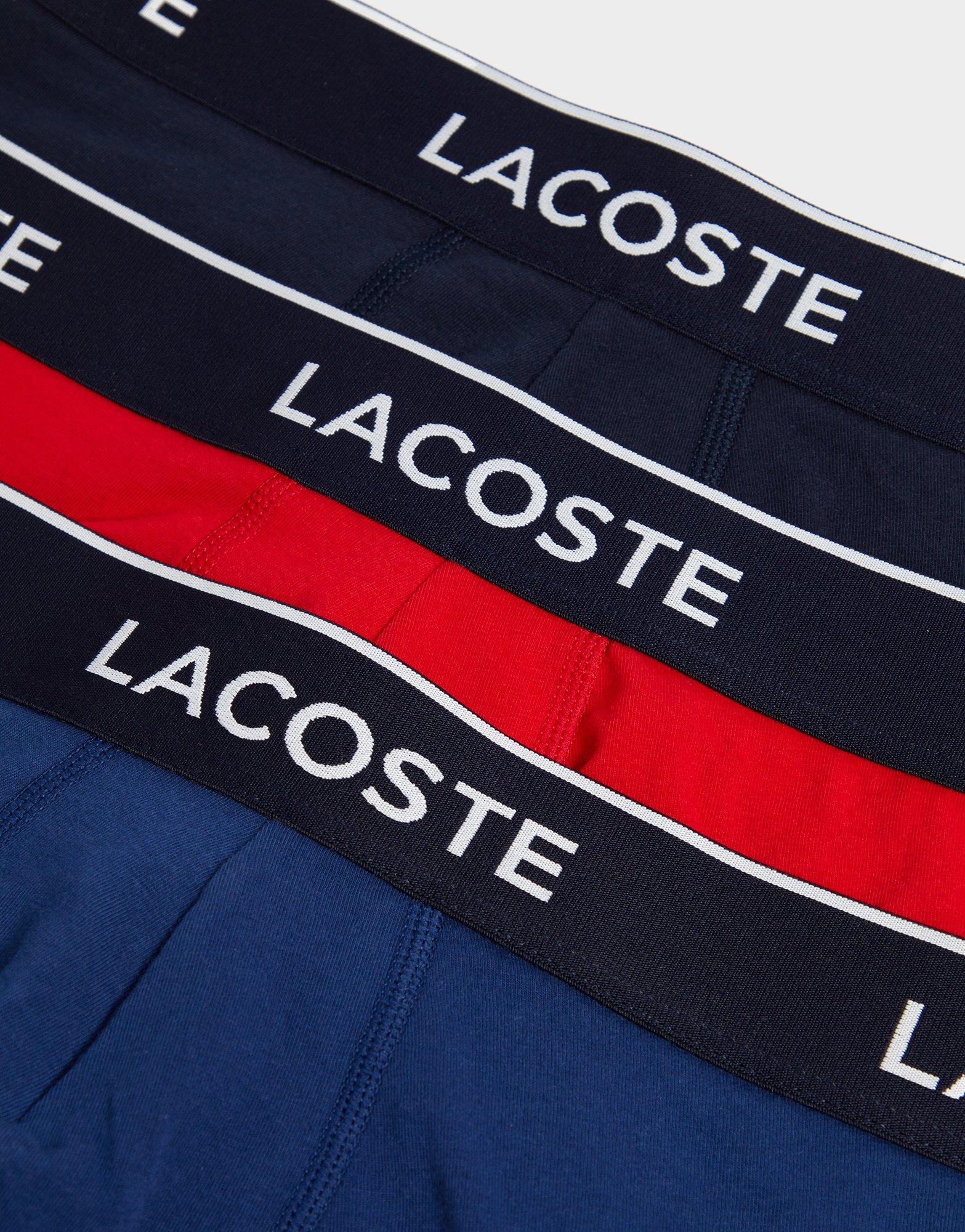 LACOSTE BOKSERKI LACOSTE 3 PACK BOXER SHORTS 5H3389.W64 Multicolor