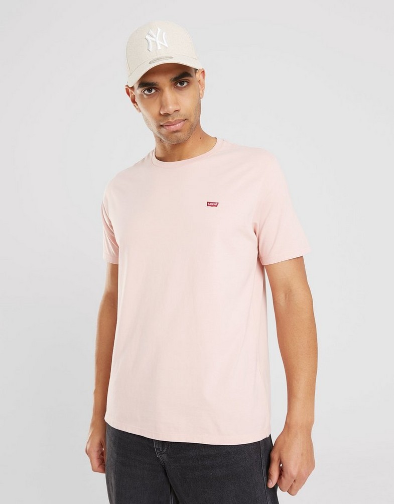 Koszulka, t-shirt męski LEVI'S T-SHIRT SS ORIGINAL HM 56605-0159 Różowy