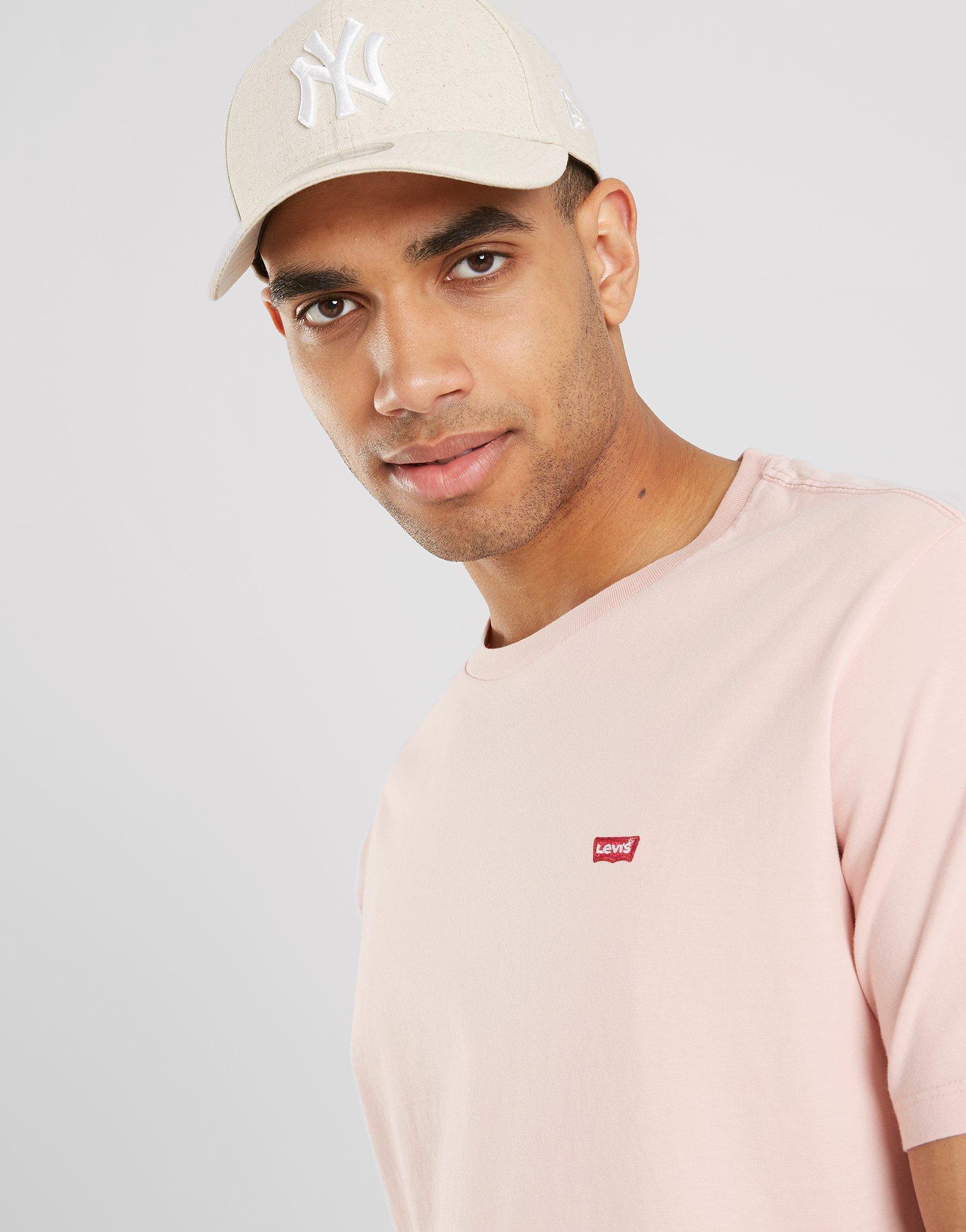 Férfi póló LEVI'S PÓLÓ SS ORIGINAL HM 56605-0159 Rózsaszín