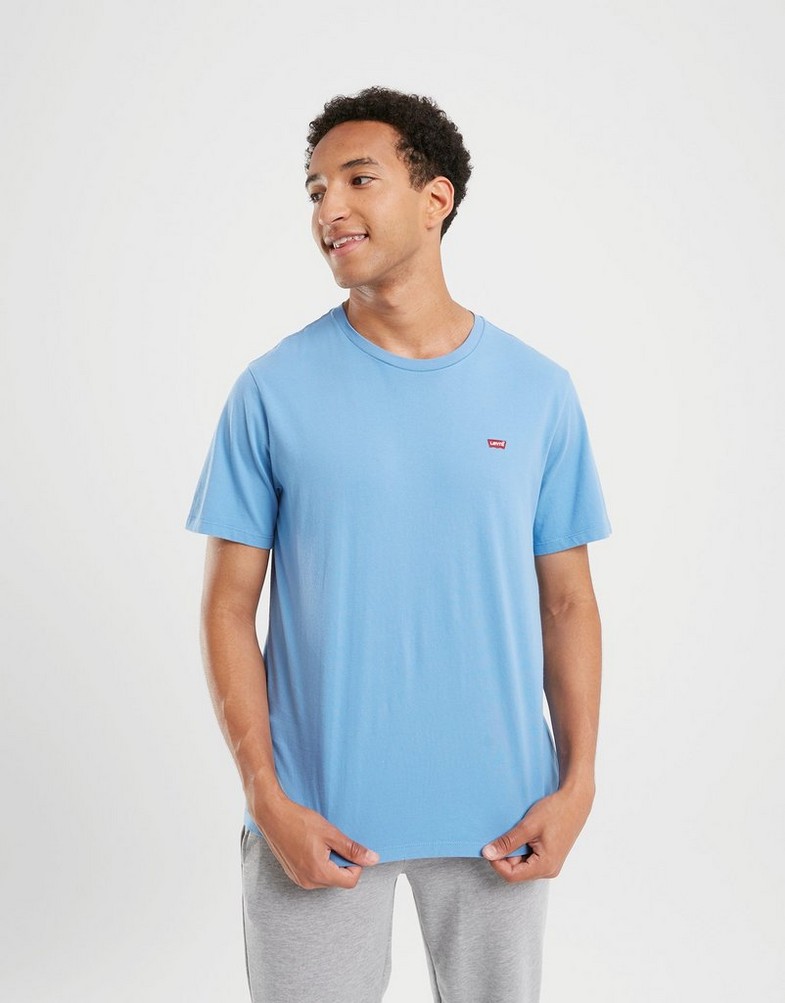 Koszulka, t-shirt męski LEVI'S T-SHIRT SS ORIGINAL HM TEE 56605-0160 Niebieski