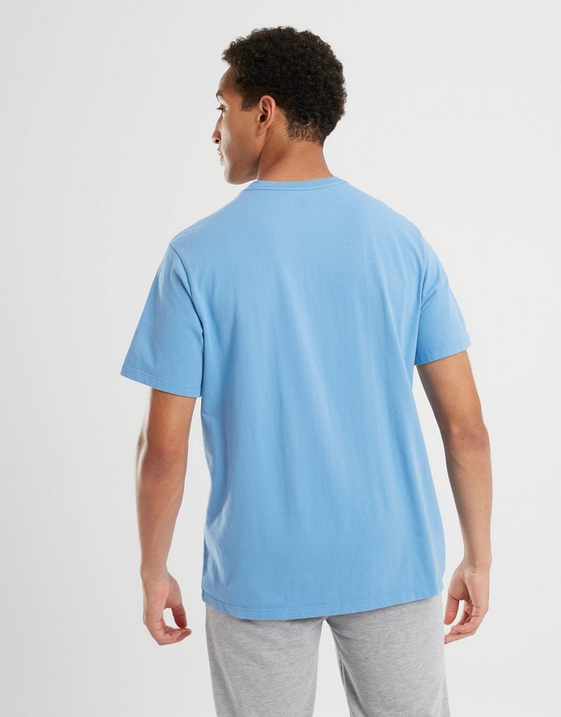 Koszulka, t-shirt męski LEVI'S T-SHIRT SS ORIGINAL HM TEE 56605-0160 Niebieski
