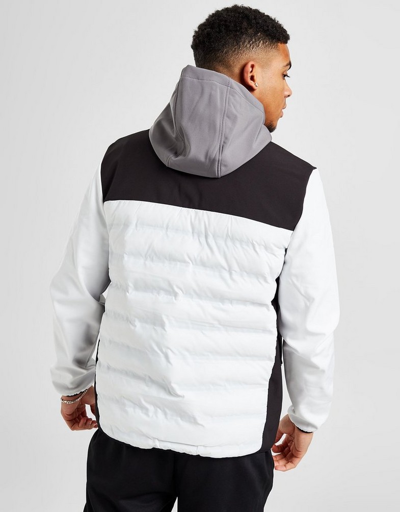 Kurtka męska ELLESSE KURTKA ZIMOWA LORATO JKT WHT/BLK/GRY SHM14876 Biały