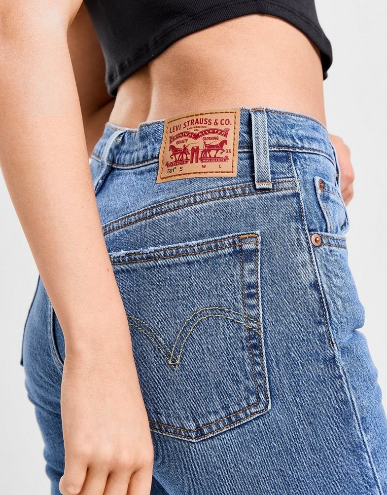 Női farmernadrág LEVI'S NADRÁG 501® SKINNY 29502-0228 Kék