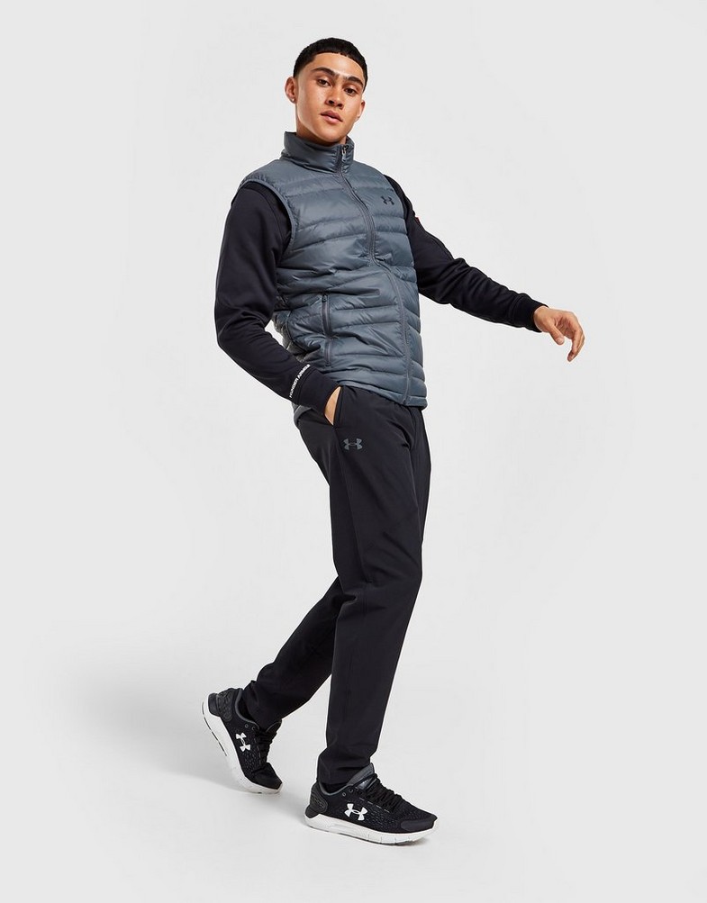 UNDER ARMOUR TRENINGOWE STRETCH WOVEN TRACK PANTS 1366215-012 Czarny
