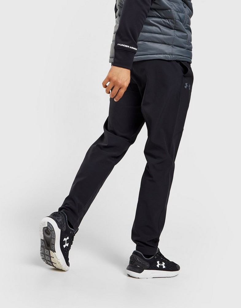 UNDER ARMOUR TRENINGOWE STRETCH WOVEN TRACK PANTS 1366215-012 Czarny