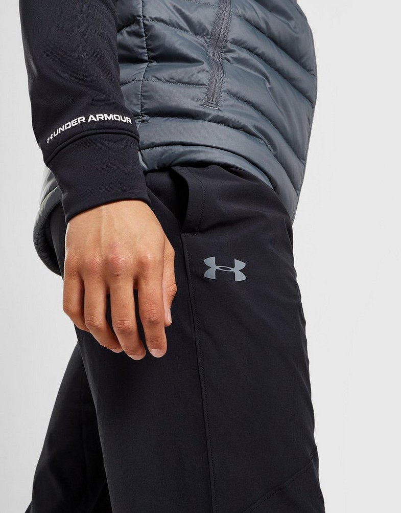 UNDER ARMOUR TRENINGOWE STRETCH WOVEN TRACK PANTS 1366215-012 Czarny