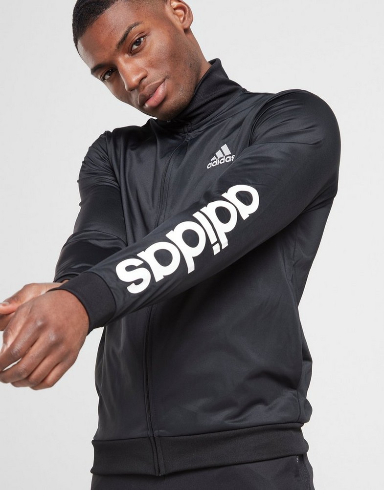 Bluză pentru bărbați ADIDAS BADGE OF SPORT POLY LINEAR TRACK TOP 