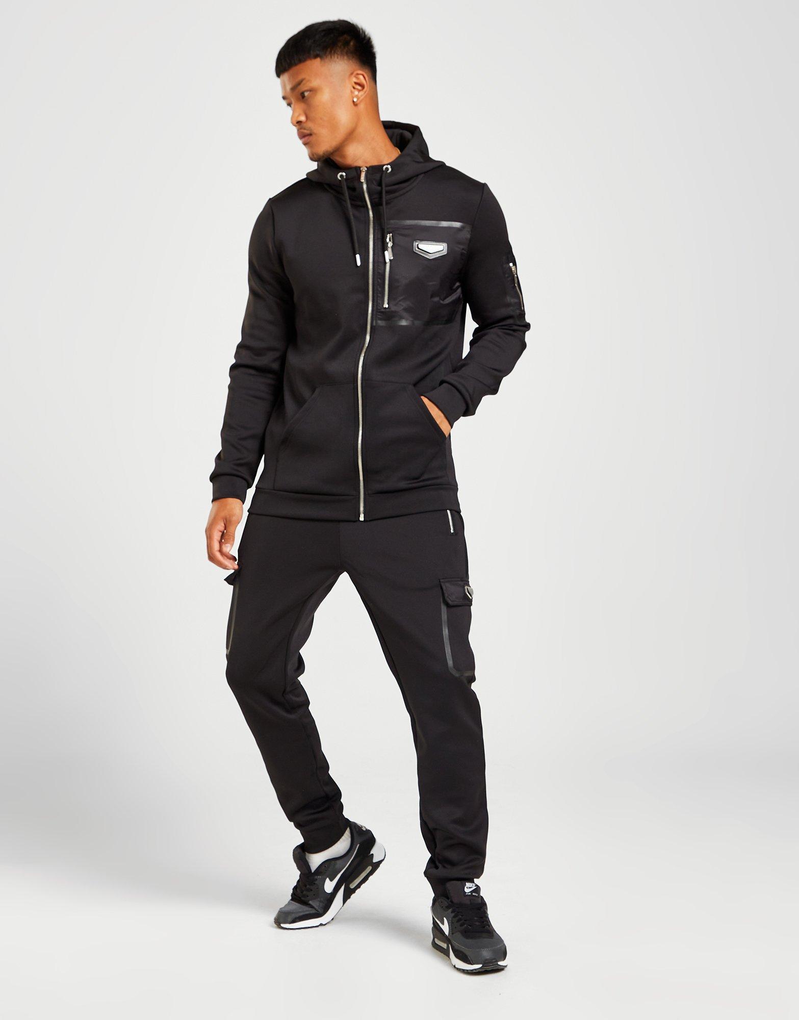 Pánska mikina SUPPLY & DEMAND MIKINA S KAPUCŇOU CONCEAL POLY HD SUPTM16188 Čierna