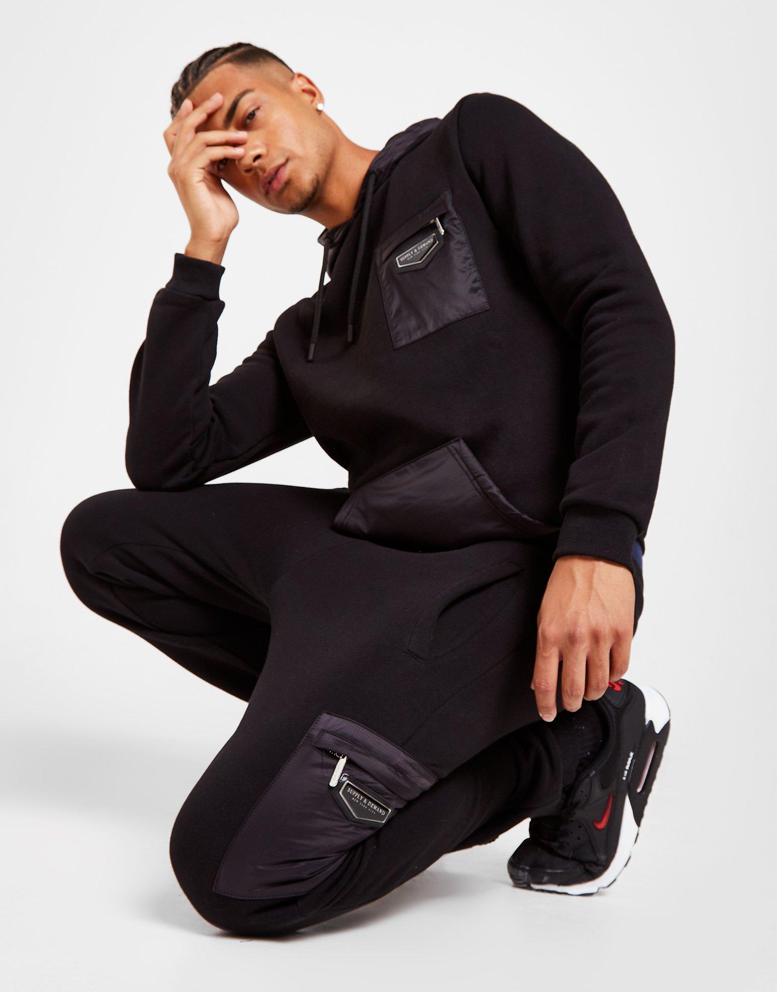 SUPPLY & DEMAND DRES SHIFT TRACKSUIT SUPTM16265 | Kolor Czarny Męskie ...