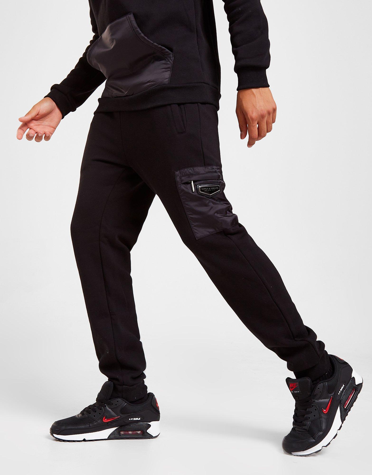 Komplet dresowy męski SUPPLY & DEMAND DRES SHIFT TRACKSUIT SUPTM16265 Czarny