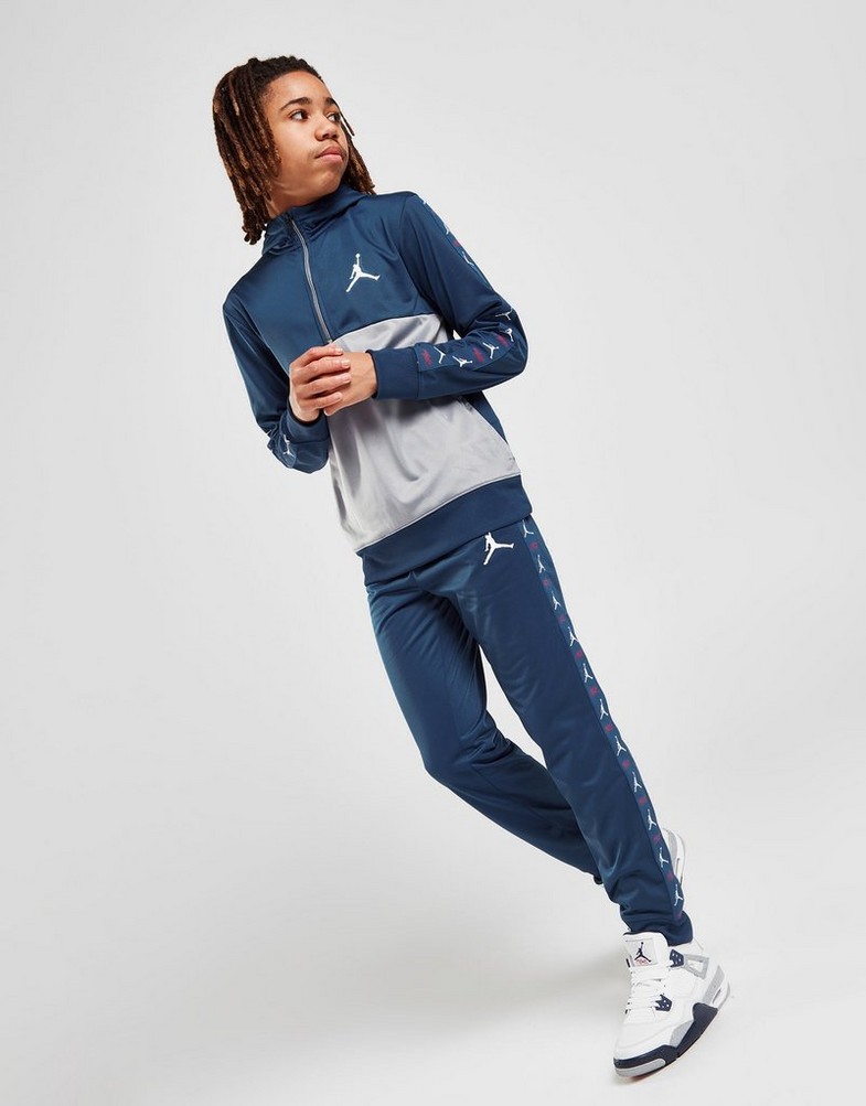 jordan 1 4 zip tape hoodie junior