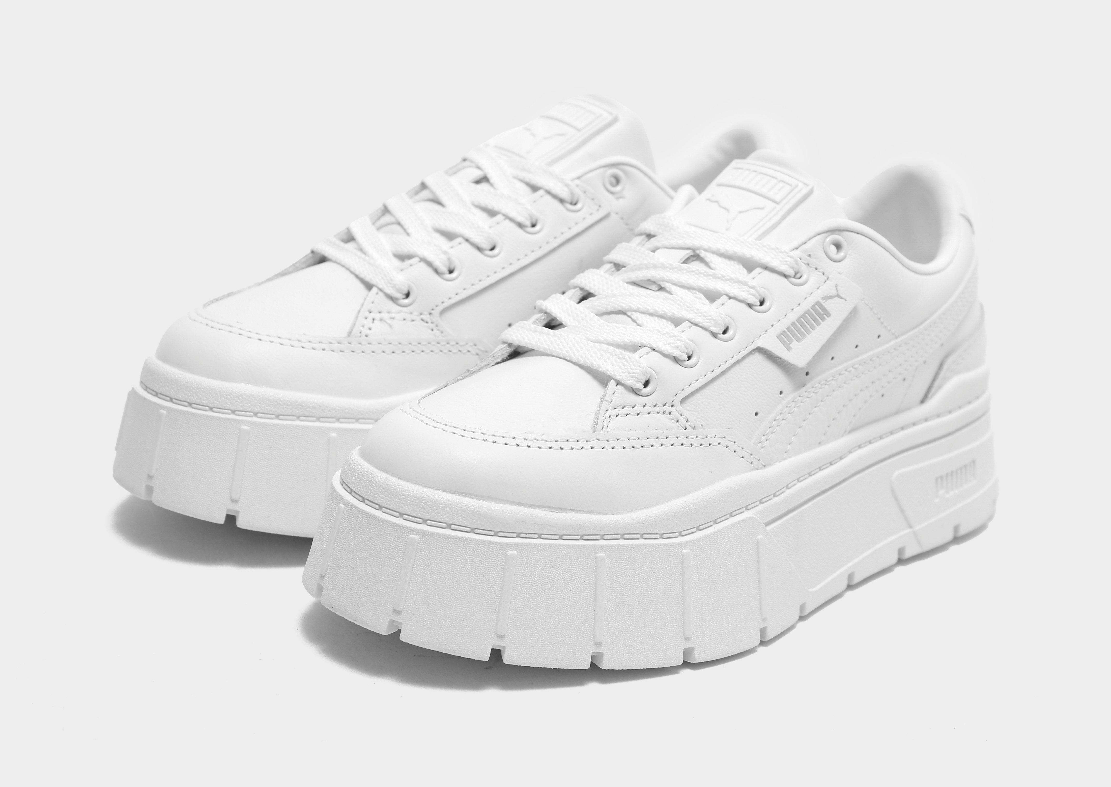 Adidași de damă PUMA MAYZE STACK LTHR WNS 38441201 Alb