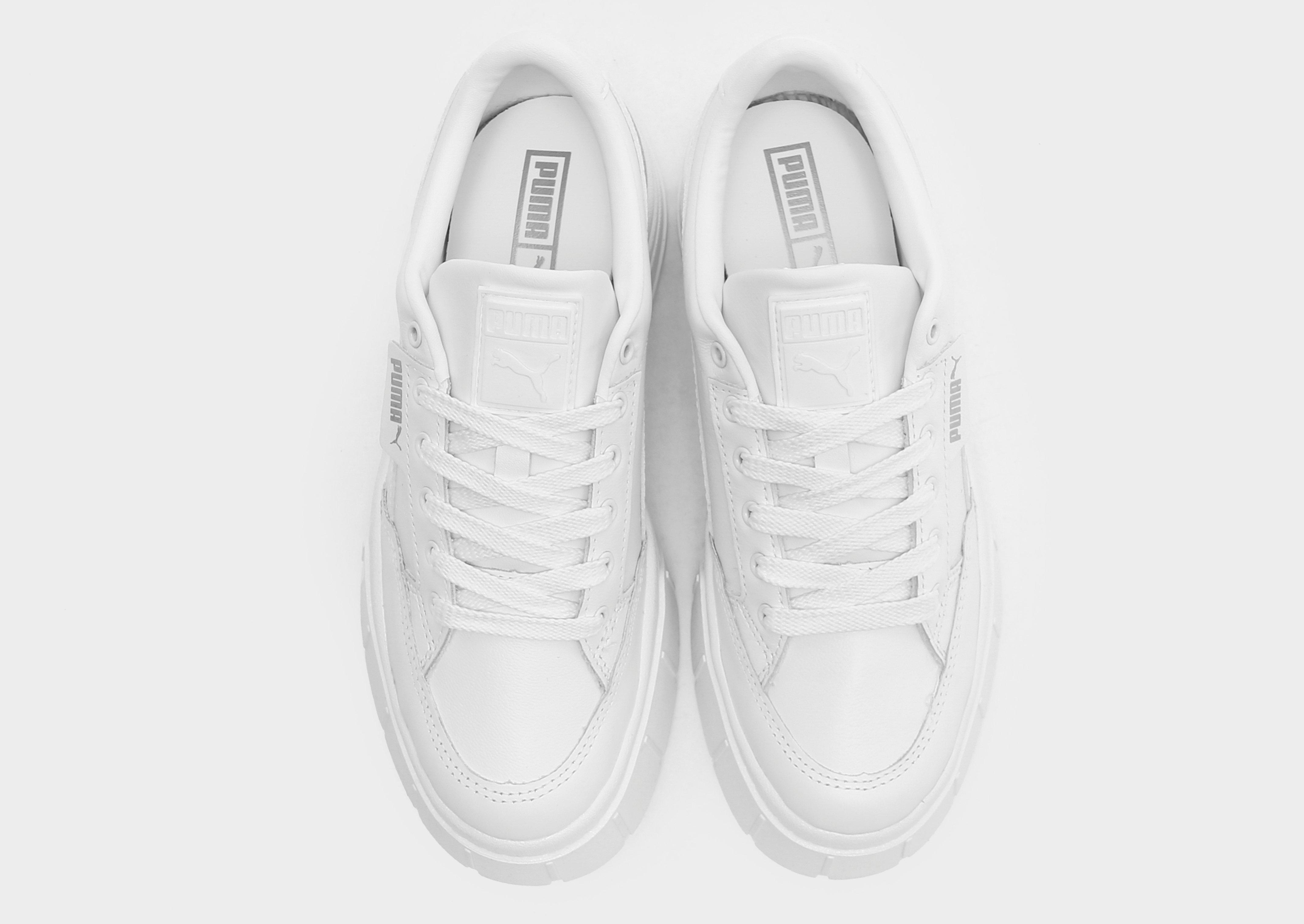 Adidași de damă PUMA MAYZE STACK LTHR WNS 38441201 Alb