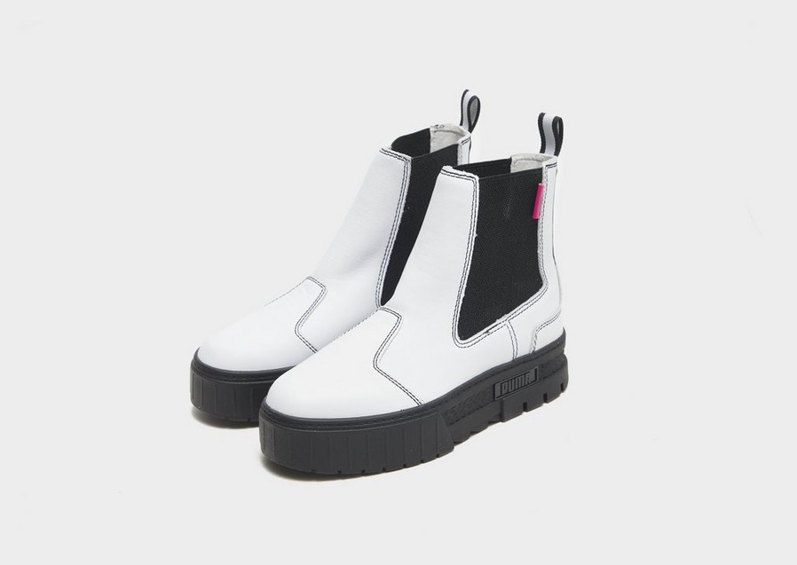 Buty zimowe damskie PUMA MAYZE CHELSEA POP WNS 38454901 Biały