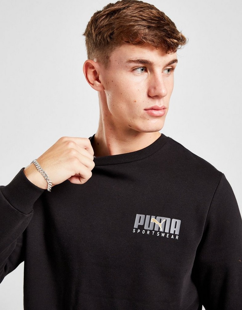 Bluza męska PUMA BLUZA CORE 67488501 Czarny