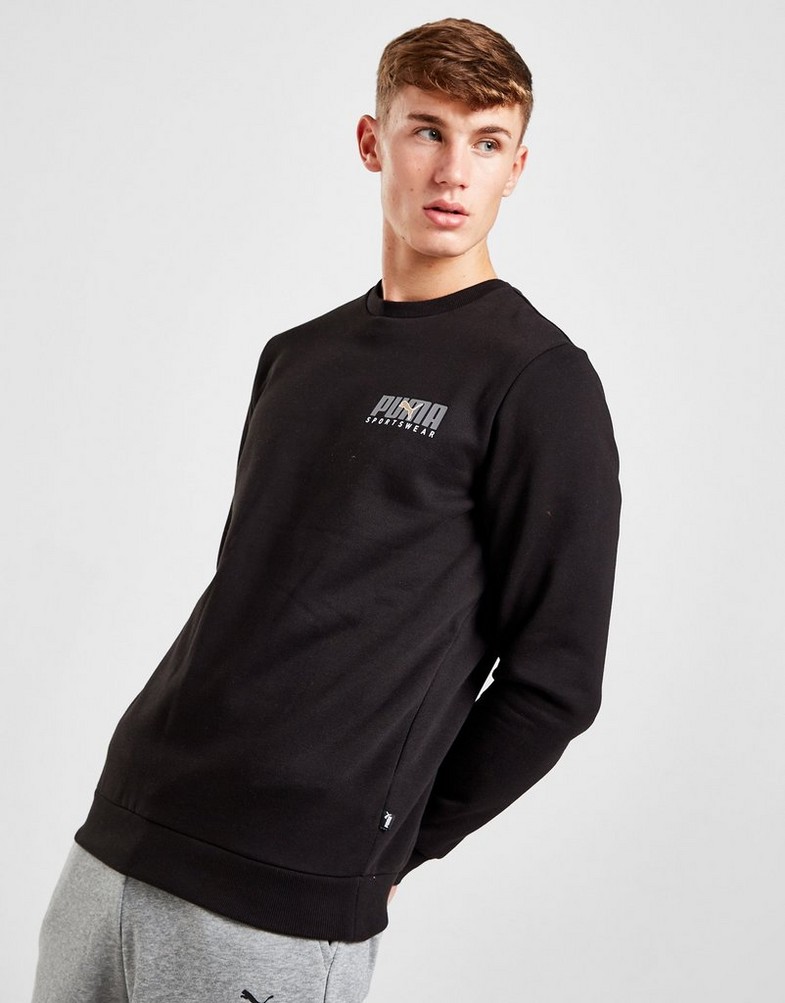 Bluza męska PUMA BLUZA CORE 67488501 Czarny