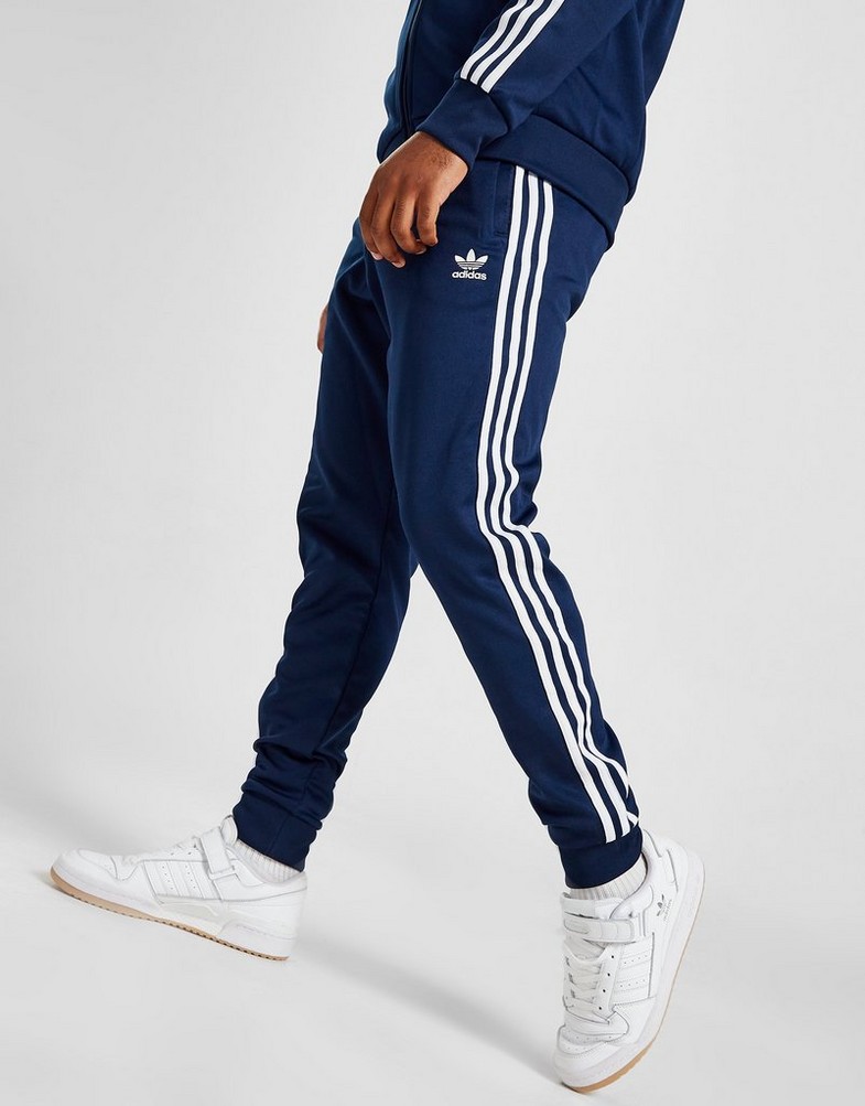 ADIDAS SPODNIE SST TP P BLUE HK7353 Granatowy