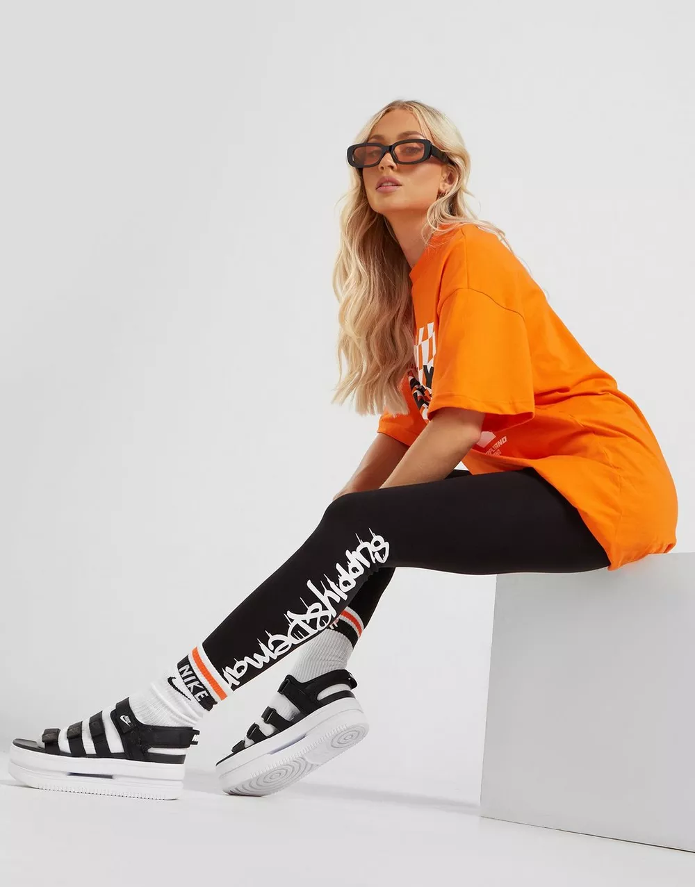 Supply & Demand SUPPLY&DEMAND ЛОСИНИ GRFITI LEGGING BLK, фото 1 з 6