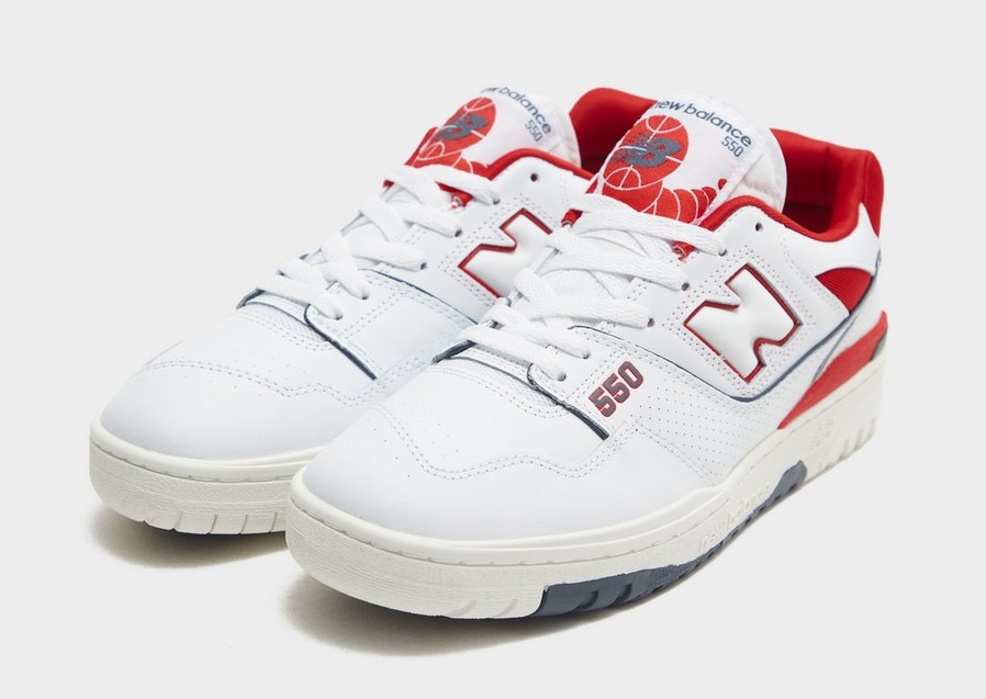 Buty sneakersy męskie NEW BALANCE 550  BB550JR1 Biały