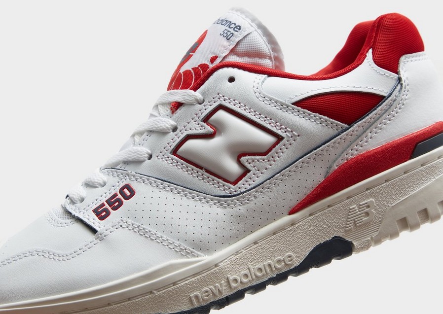 Buty sneakersy męskie NEW BALANCE 550  BB550JR1 Biały