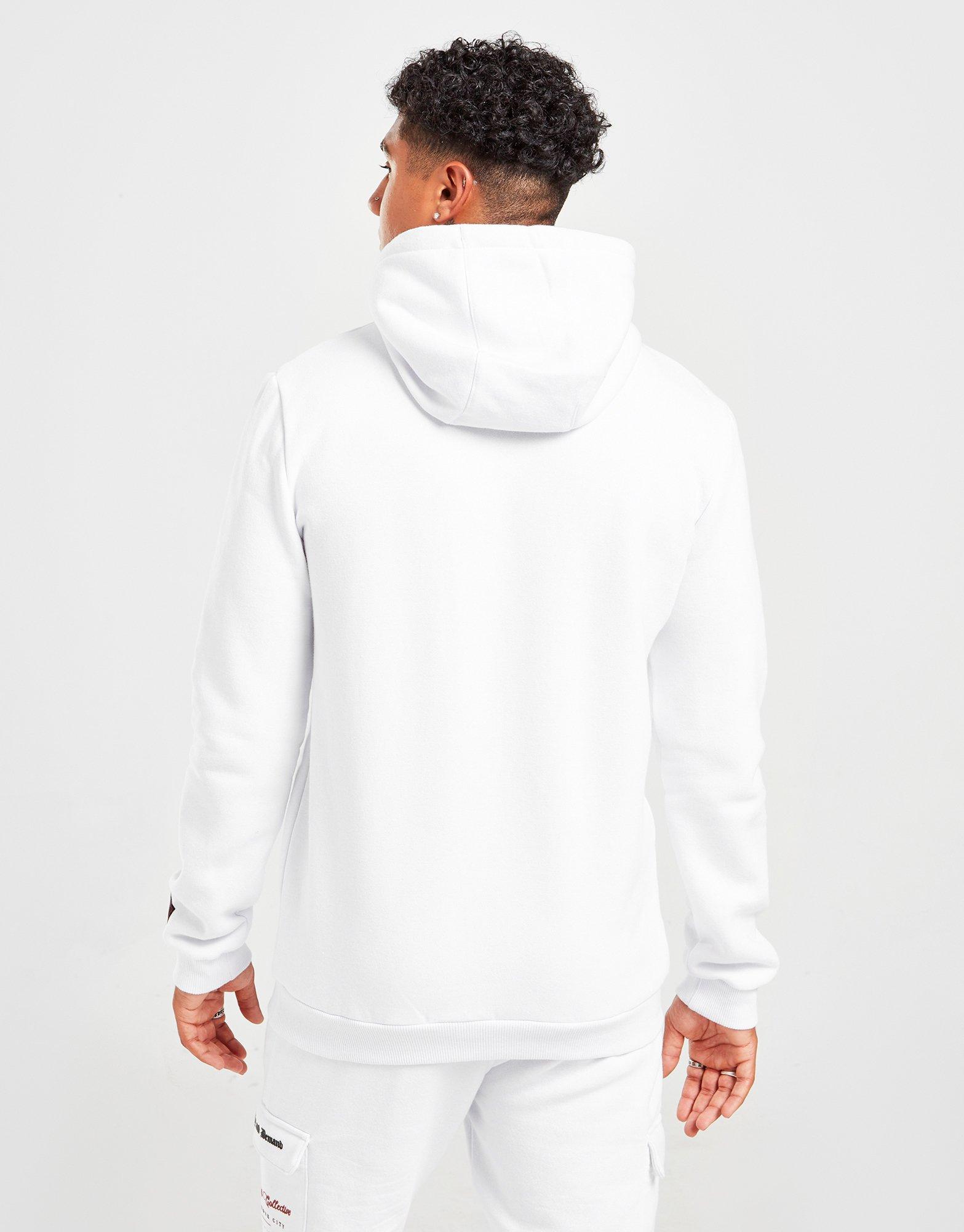 Мъжка блуза SUPPLY & DEMAND BLUZA Z KAPTUREM MARKER HD SUPTM16191 Бял