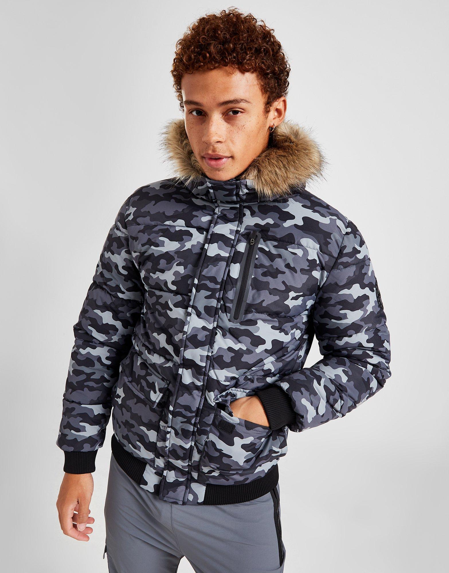 Мъжко яке MCKENZIE ЯКЕ VOYAGE SHORT PARKA GREY CAMO MCKTM15452 Сив