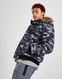 MCKENZIE KABÁT VOYAGE SHORT PARKA GREY CAMO