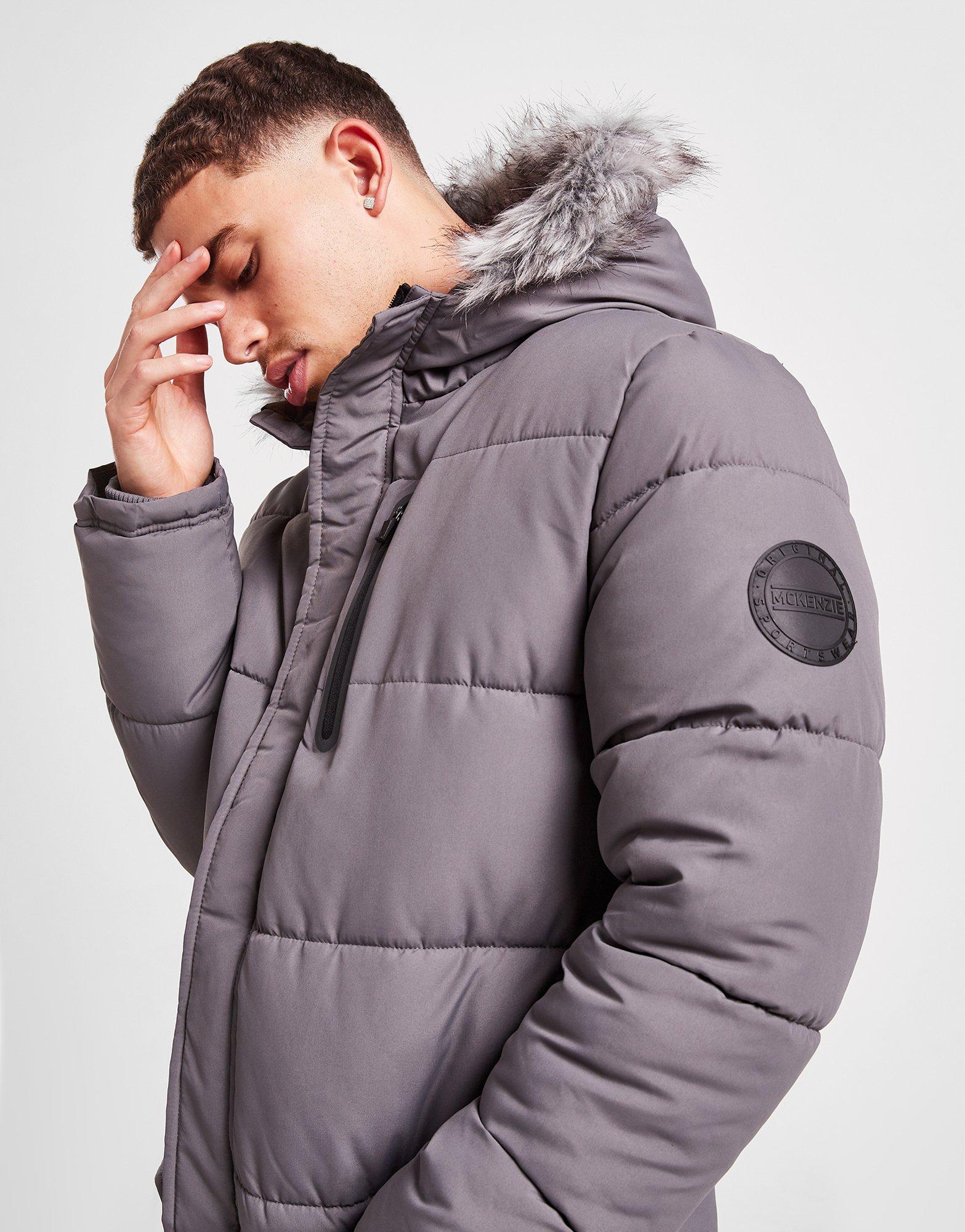 Pánska bunda MCKENZIE BUNDA VOYAGE PARKA CR MCKTM15451 Šedá
