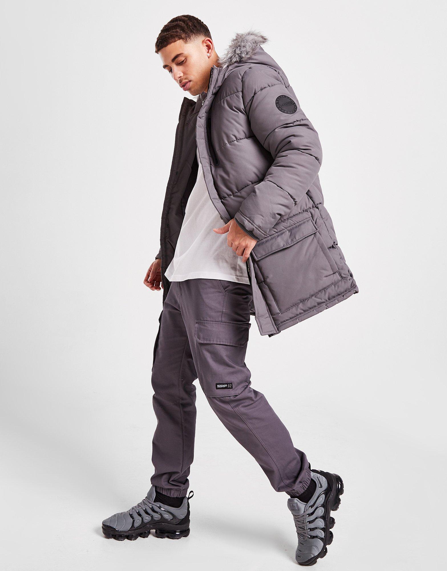 Pánska bunda MCKENZIE BUNDA VOYAGE PARKA CR MCKTM15451 Šedá