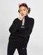 FILA BLUZA STRIPE 1/4 ZP BLK/PK