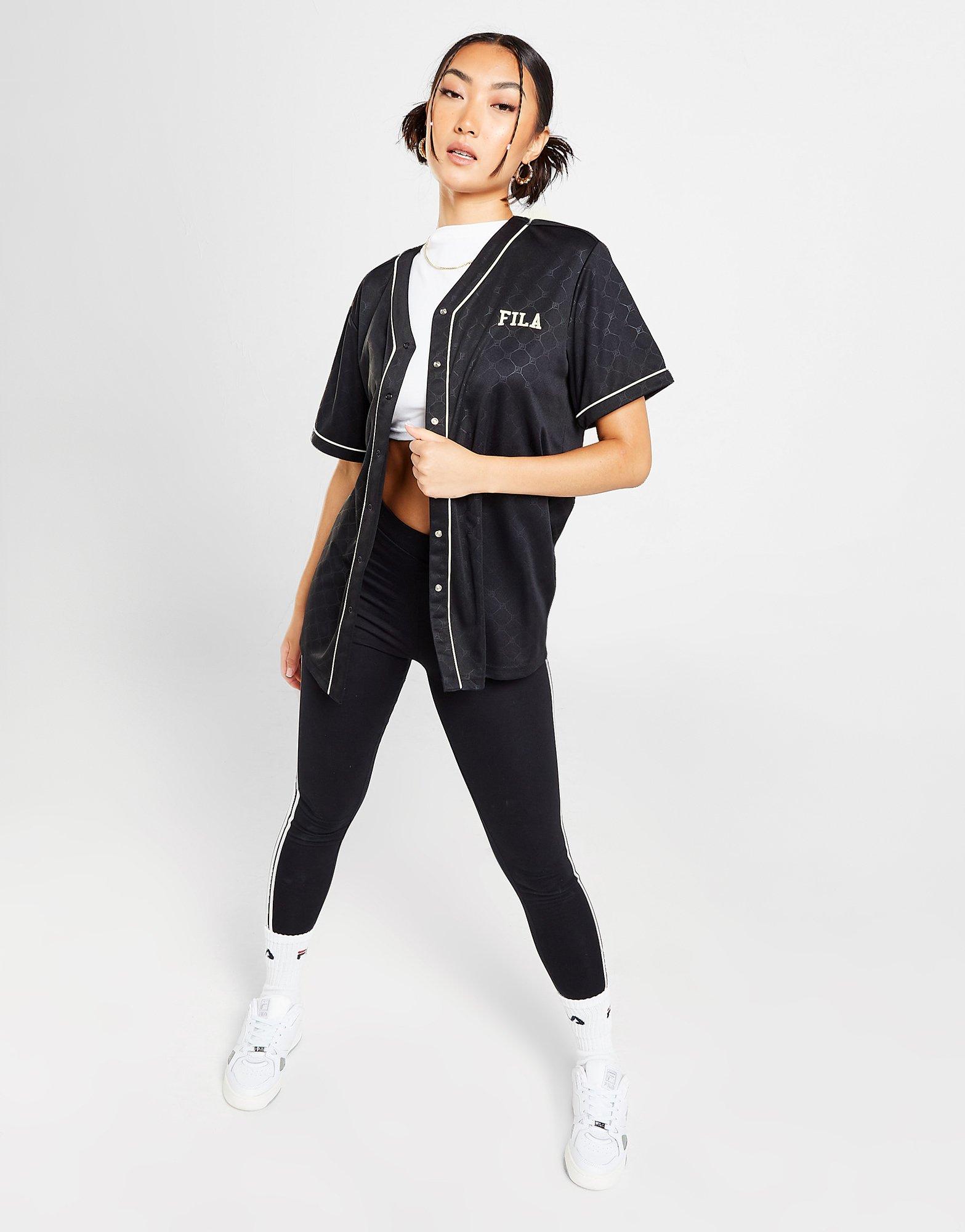 Дамска тениска FILA ТЕНИСКА AOP BSEBLL T BLK/WHT FLEURBLK Черен