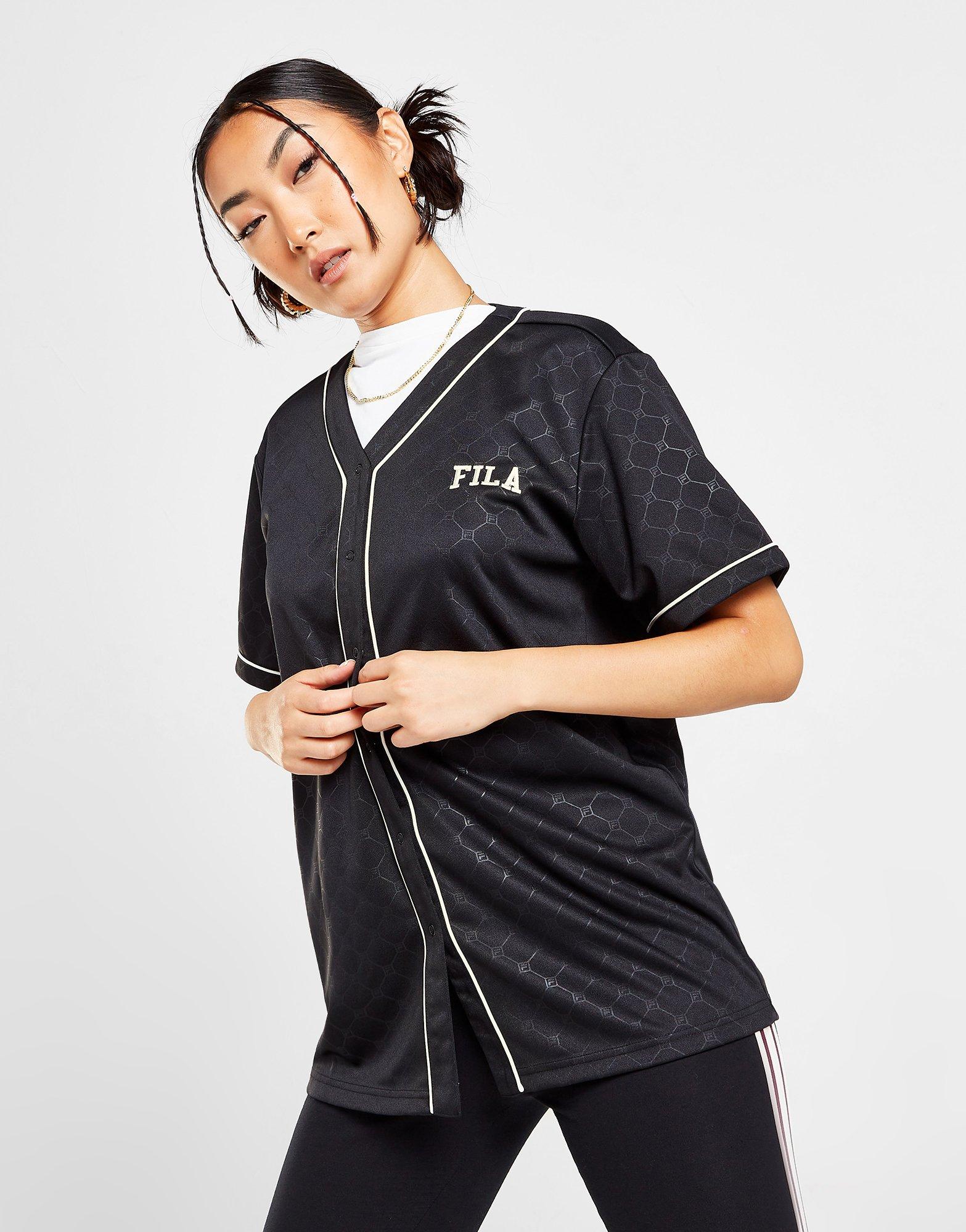 Дамска тениска FILA ТЕНИСКА AOP BSEBLL T BLK/WHT FLEURBLK Черен