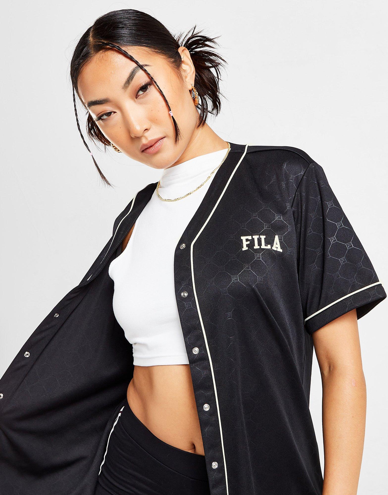 Дамска тениска FILA ТЕНИСКА AOP BSEBLL T BLK/WHT FLEURBLK Черен