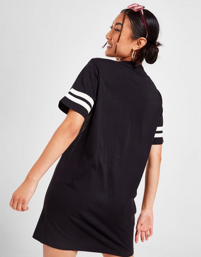 Жіночі сукні FILA СУКНЯ VARSITY DRS BLK/PNK FAWNBLK Чорний