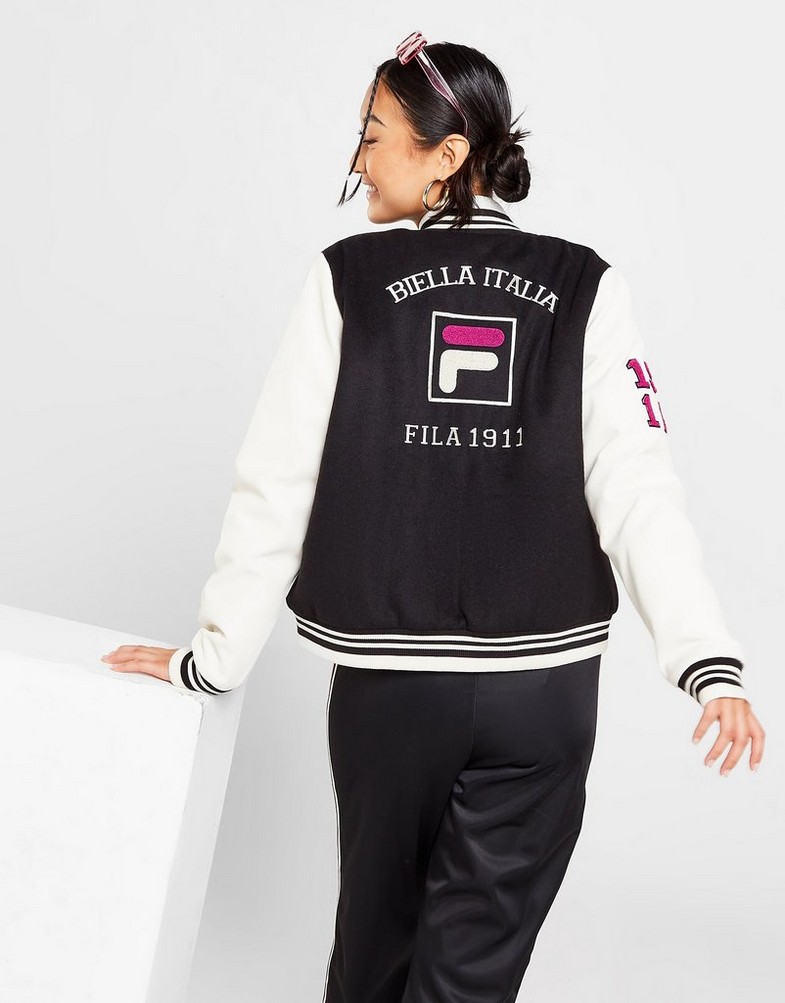 FILA BUNDA VRSTY BMBR JKT BK/PK GAIABLK Čierna