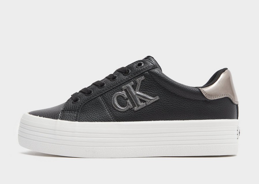 Trampki damskie CALVIN KLEIN VULCANISED FLATFORM WOMEN'S YW0YW007630GP Czarny