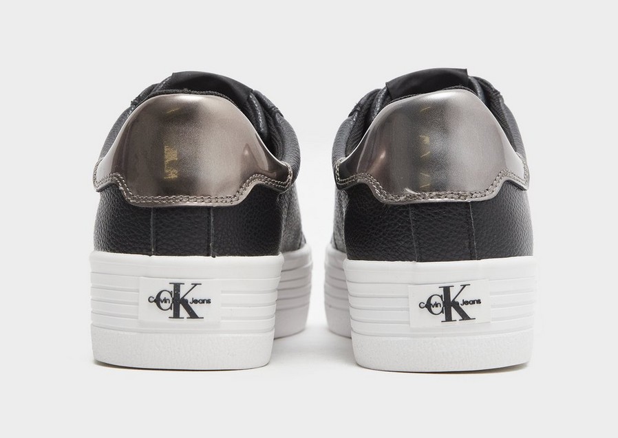 Trampki damskie CALVIN KLEIN VULCANISED FLATFORM WOMEN'S YW0YW007630GP Czarny