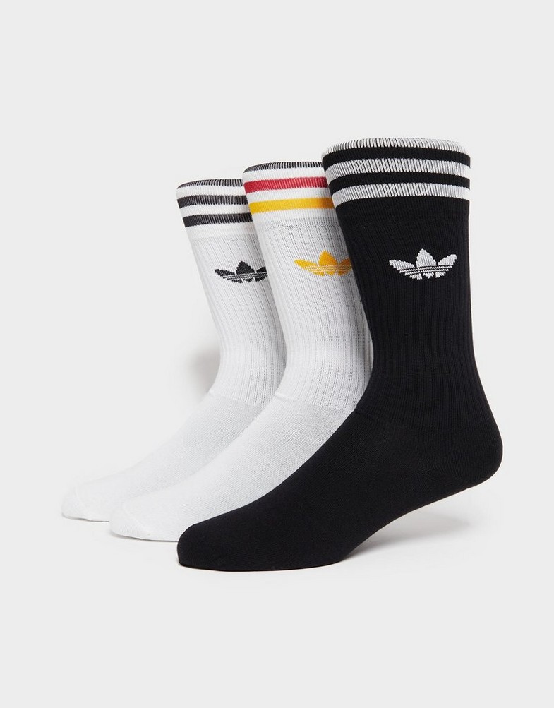Skarpetki damskie ADIDAS DŁUGIE 3 PACK CREW SOCKS HM2740 Biały