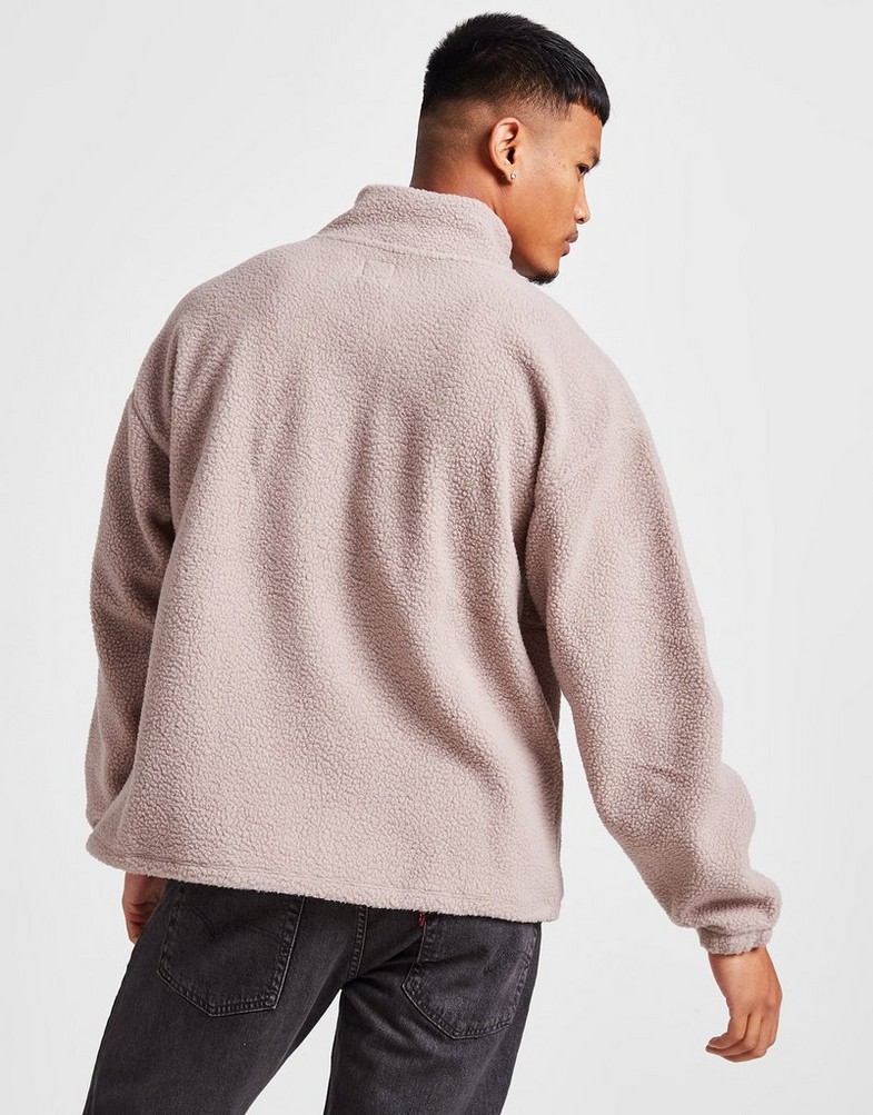 Bluza męska LEVI'S ZWYKŁA 1/2 ZIP FLEECE A5006-0000 Brązowy